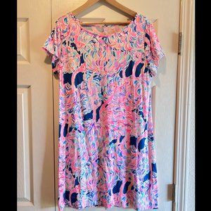 Lilly Pulitzer Pima Cotton Short-Sleeve T-Shirt-Style Dress